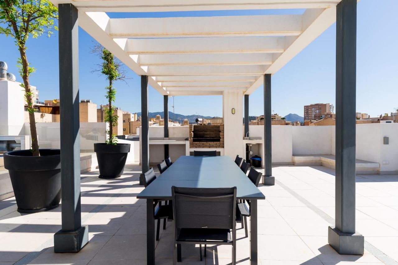 Apartamento Deluxe Con Piscina, Terraza & Parking Málaga Buitenkant foto